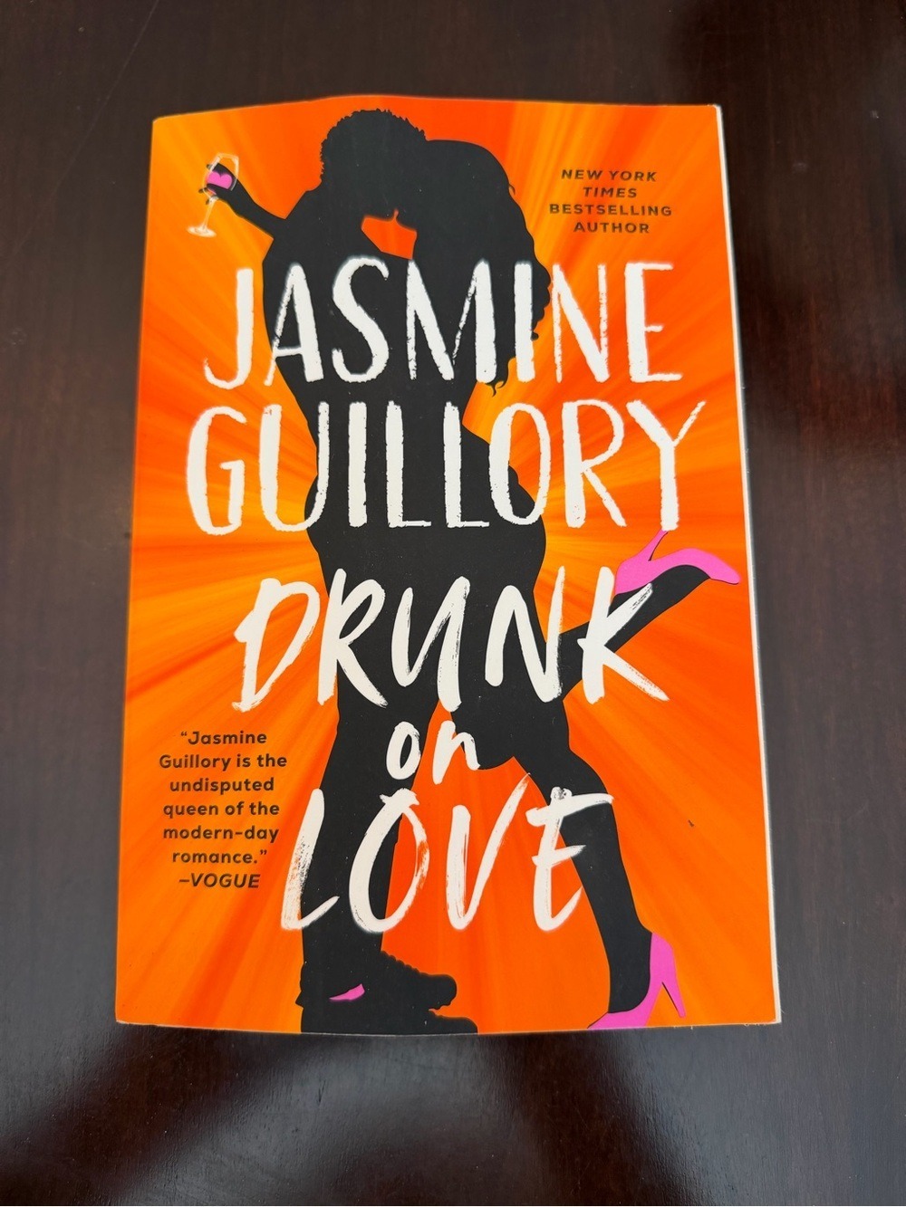 Drunk on Love by Jasmine Guillory - Bright Orange Paperback